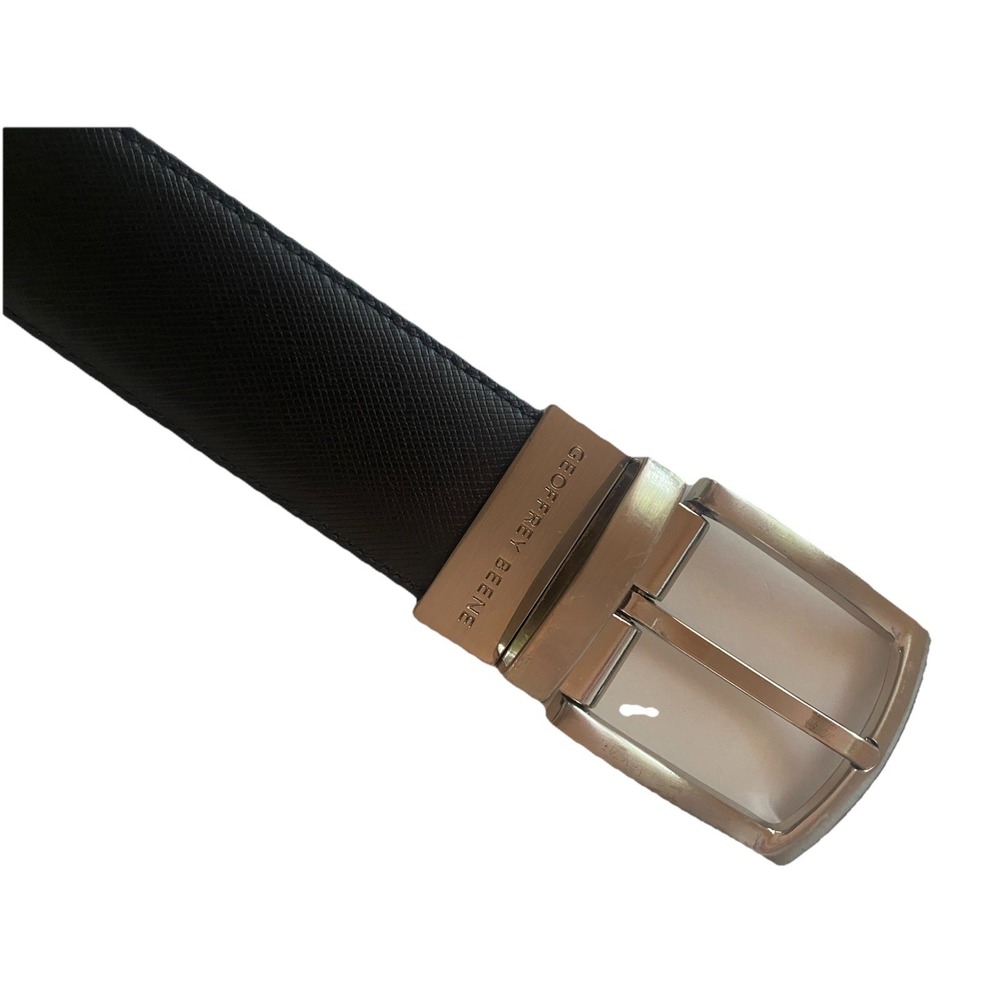 Geoffrey Beene Dress Belt‎ Black - Men's 38 Waist - Italy